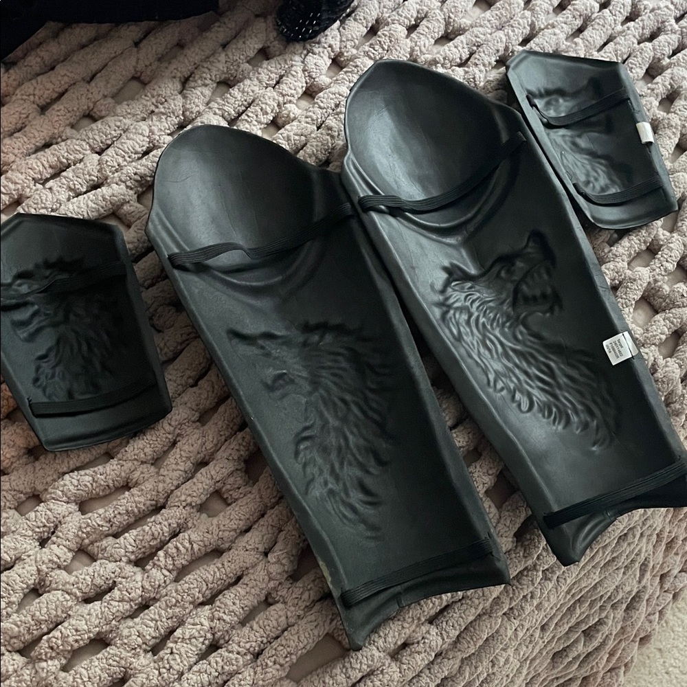 Vintage Kids Wolf Jon Snow Medieval Renaissance Knight Costume - Picture 4 of 5